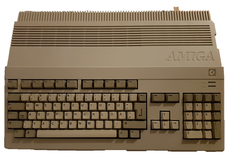 So, wie viele von uns den Amiga kennen, Braun, wie immer, oder nicht?